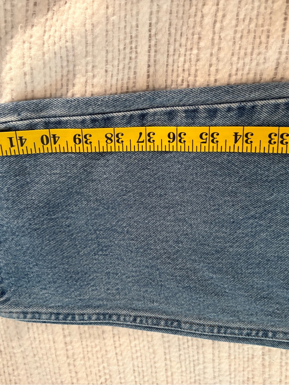 L.L.Bean Women’s Light Blue Original Fit Relaxed 18W Denim Jeans - Picture 5 of 7